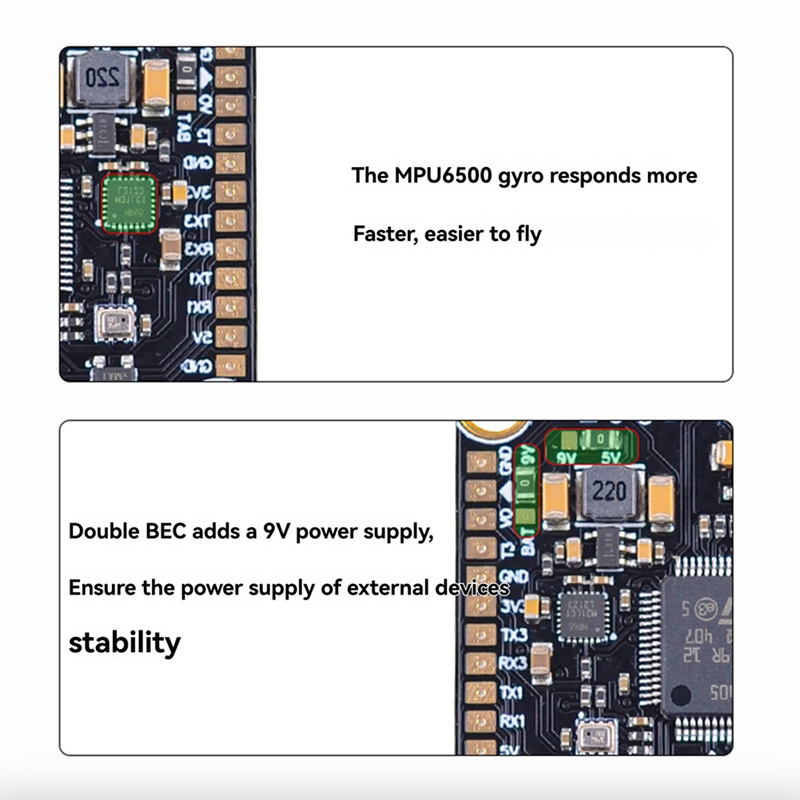 Drone Esc - 80A+F405/F722 STACK für 13-Zoll-FPV-Drohnen-4-6S-Eingang Hochleistungs-Flugsteuerung und
