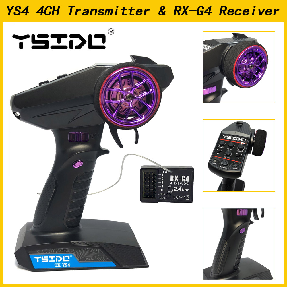 Radio Transmitter 2.4Ghz - YSIDO YS4 2,4 GHz 4CH Radio
