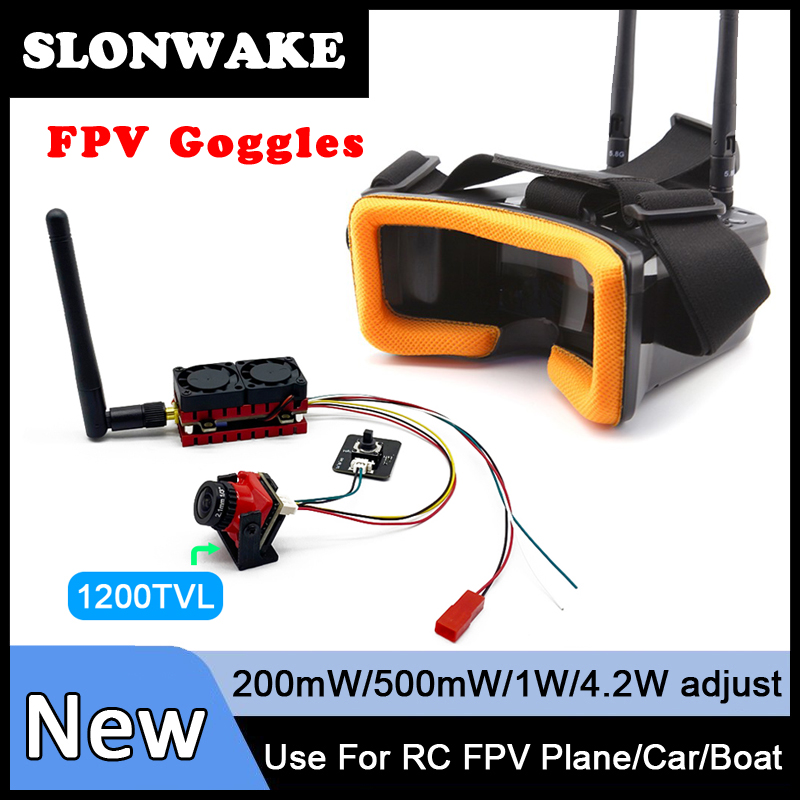Goggles Fpv - SLONWAKE 5,8G 48CH 4,2W VTX Sender