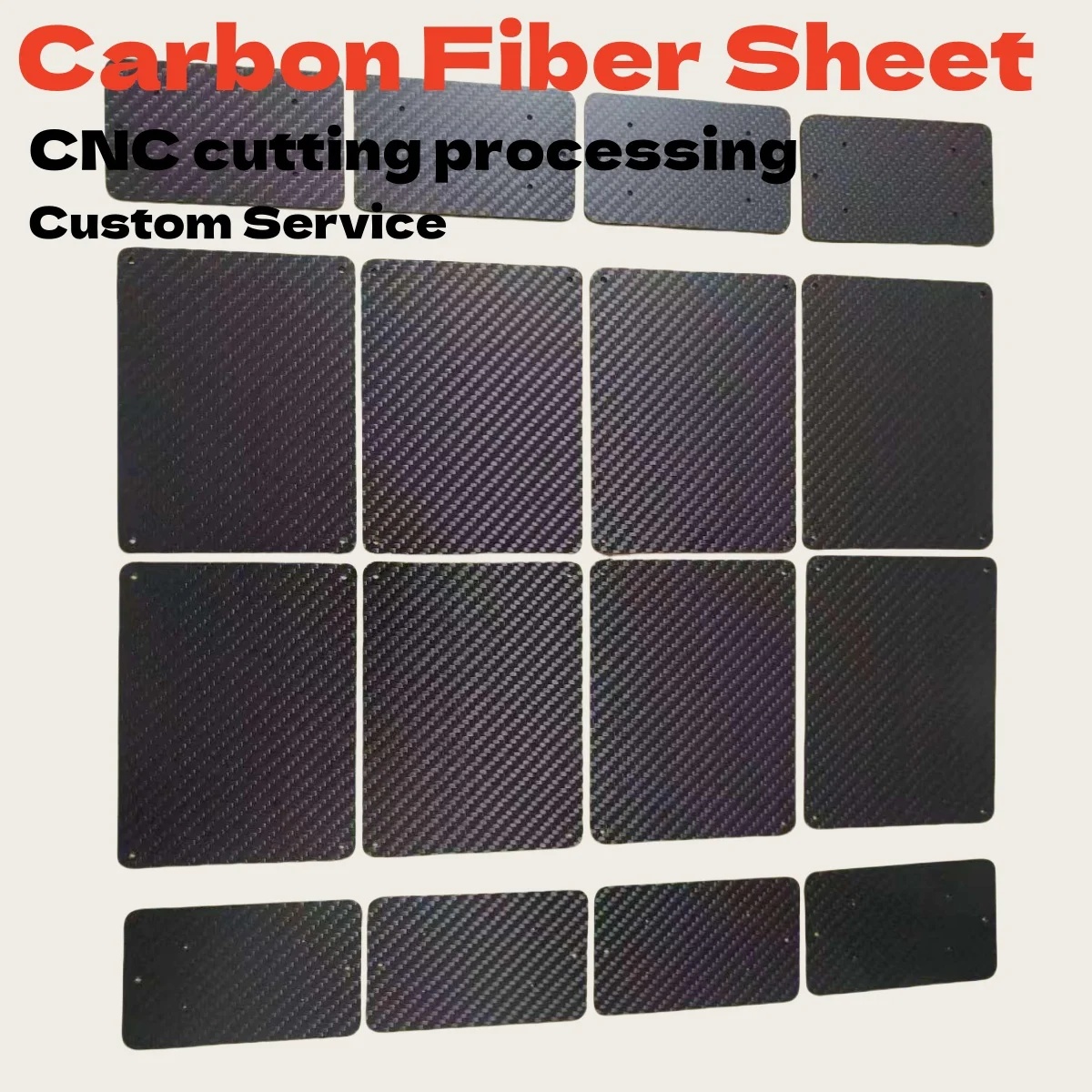 Carbon Fiber Drone Frame - T800 M40 M65 Kohlefaserplatten-Schneidbearbeitung RC Flugzeug