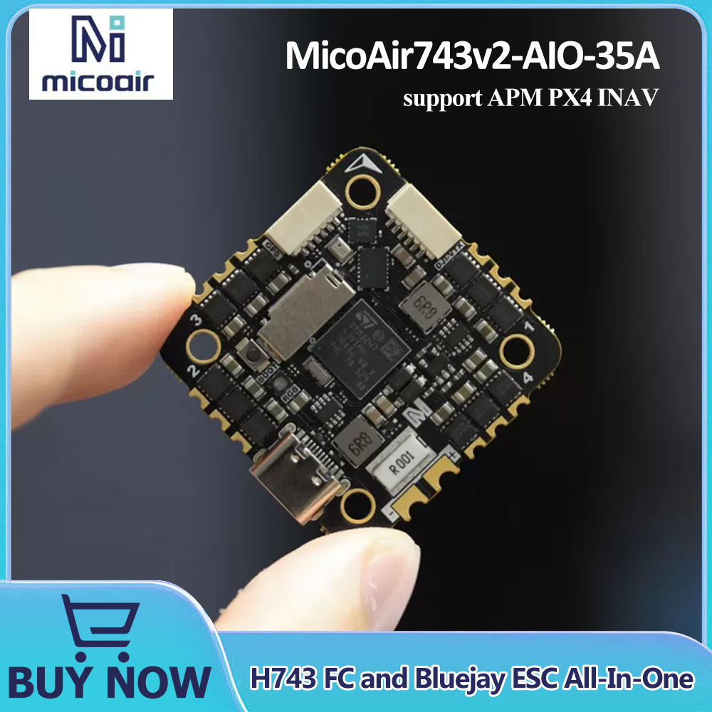 Betaflight Fc - MicoAir743v2-AIO-35A H743 FC und Bluejay ESC