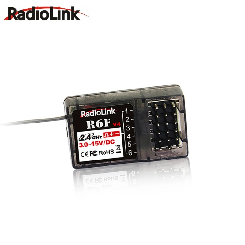 Radio Transmitter 2.4Ghz - Radiolink R6F Empfänger 6-Kanal 2,4GHz für
