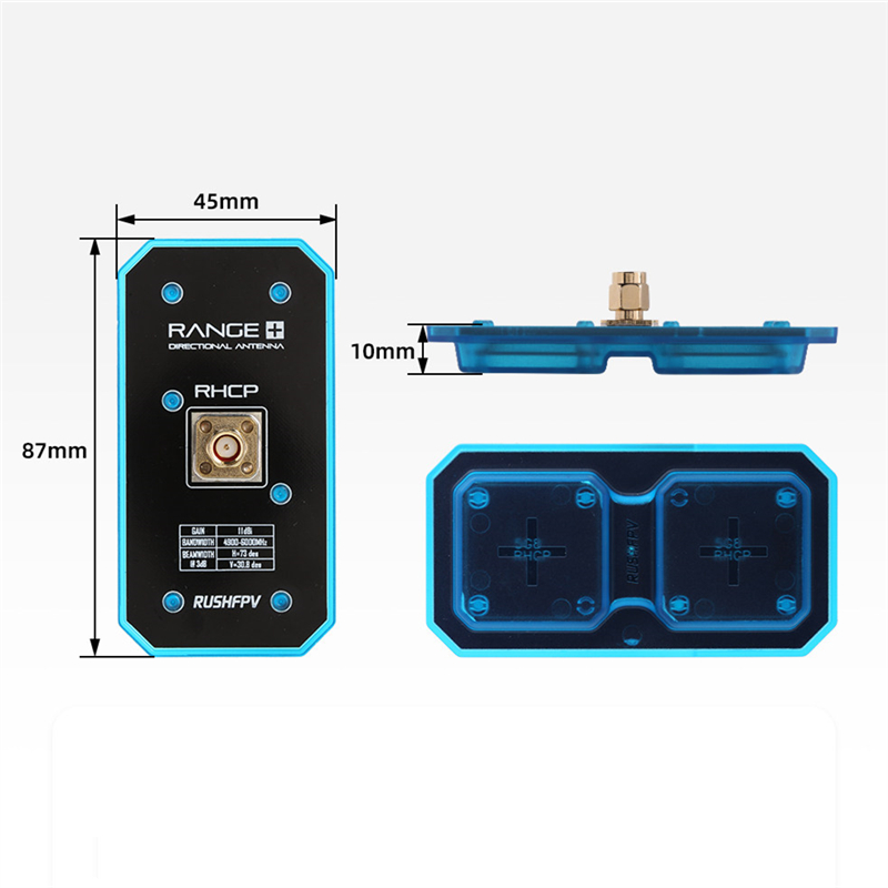 Goggles Fpv - 5,8GHz FPV Patch-Antenne Langstrecken-VRX-Antenne RHCP LHCP