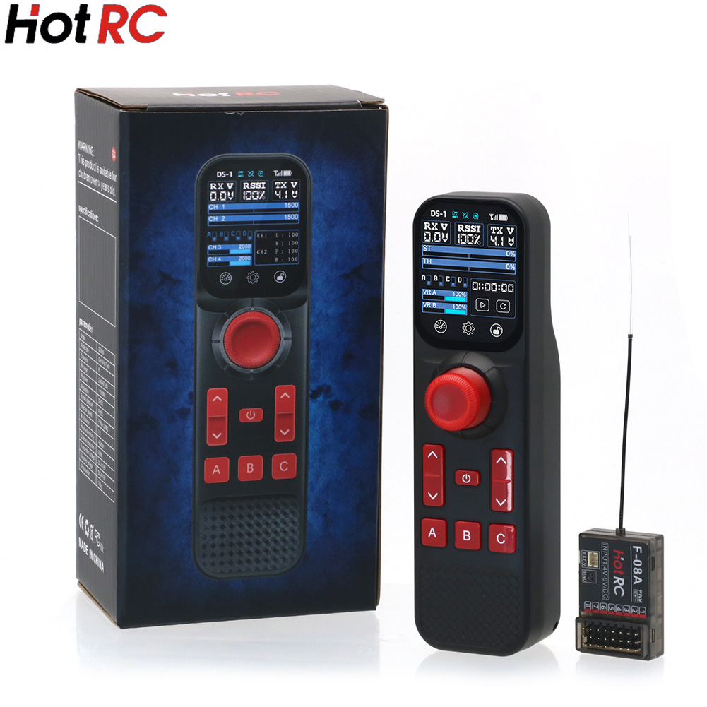 Radio Transmitter 2.4Ghz - Hotrc DS-800 2.4Ghz 8CH FHSS Fernbedienung