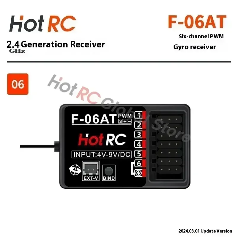 HOTRC 2,4GHz 4/6/8-Kanal F-04A – Radio Transmitter 2.4Ghz Bewertung und Preis