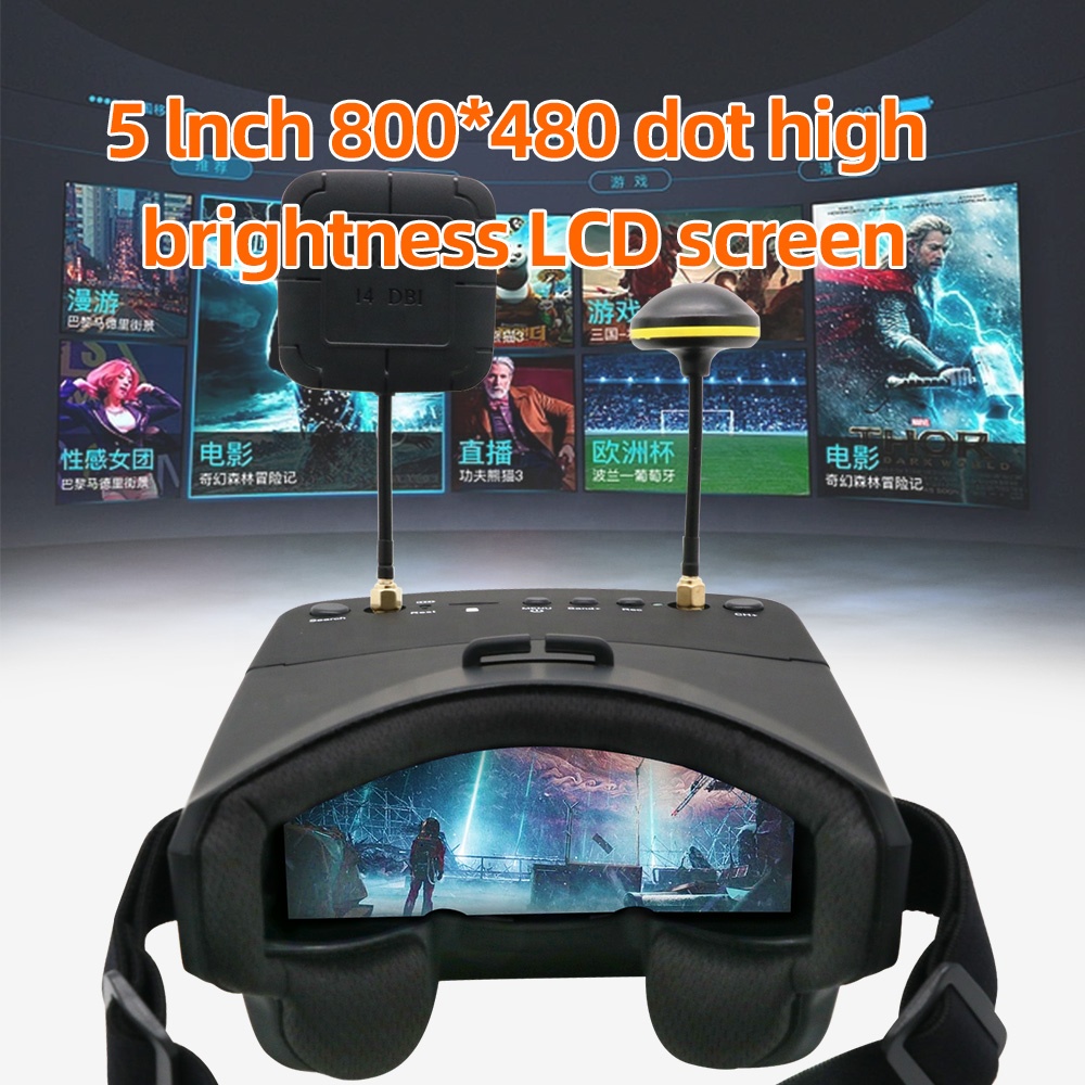 EV800D 5,8G 40CH 5 Zoll 800*48 – Goggles Fpv Bewertung und Preis