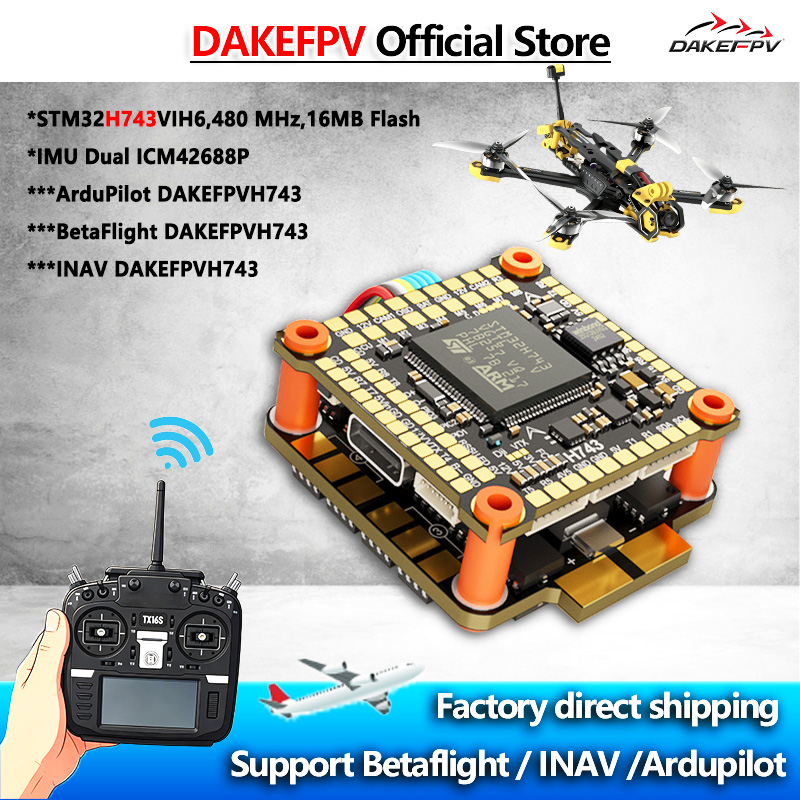 DAKEFPV H743 FC 6S 55A 8S 70A  – Betaflight Fc Bewertung und Preis