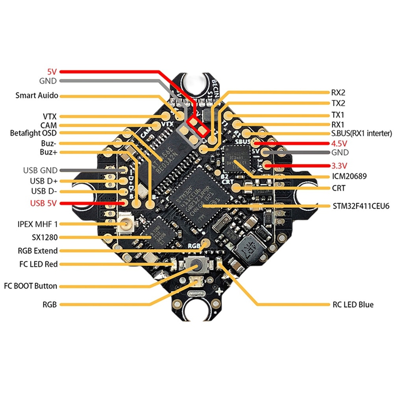 Super Sale FPV F411 ELRS AIO F – Betaflight Fc Bewertung und Preis
