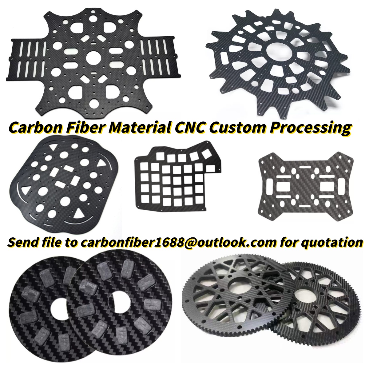Kohlefaserplatten-Verarbeitung – Carbon Fiber Drone Frame Bewertung und Preis