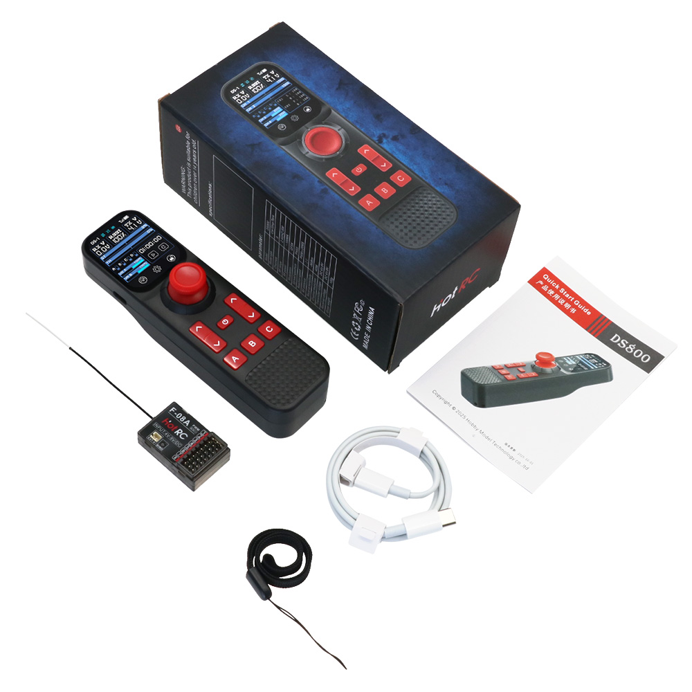 Hotrc DS-800 2.4Ghz 8CH FHSS F – Radio Transmitter 2.4Ghz Bewertung und Preis